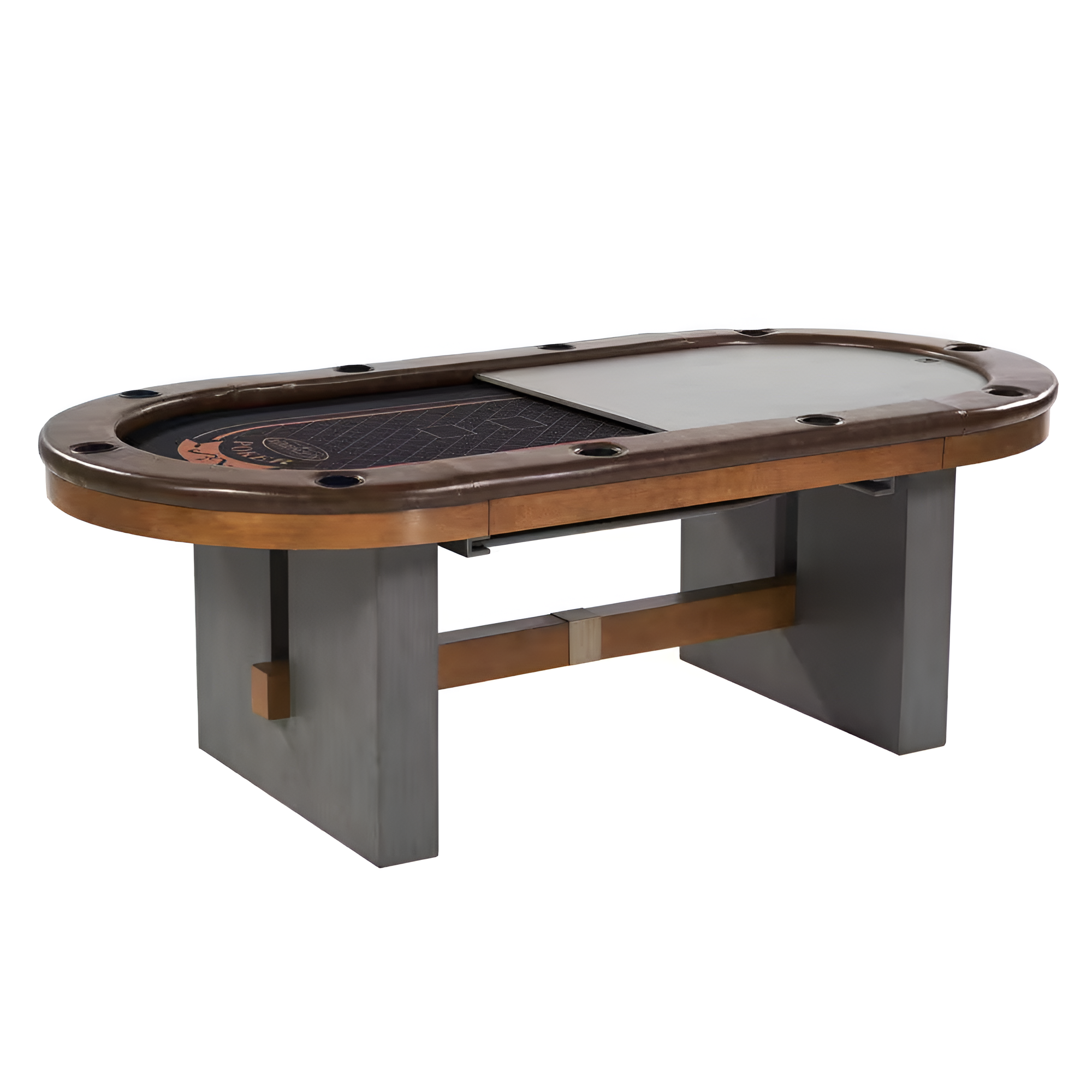 10-Player Poker Table with Dining Table Top