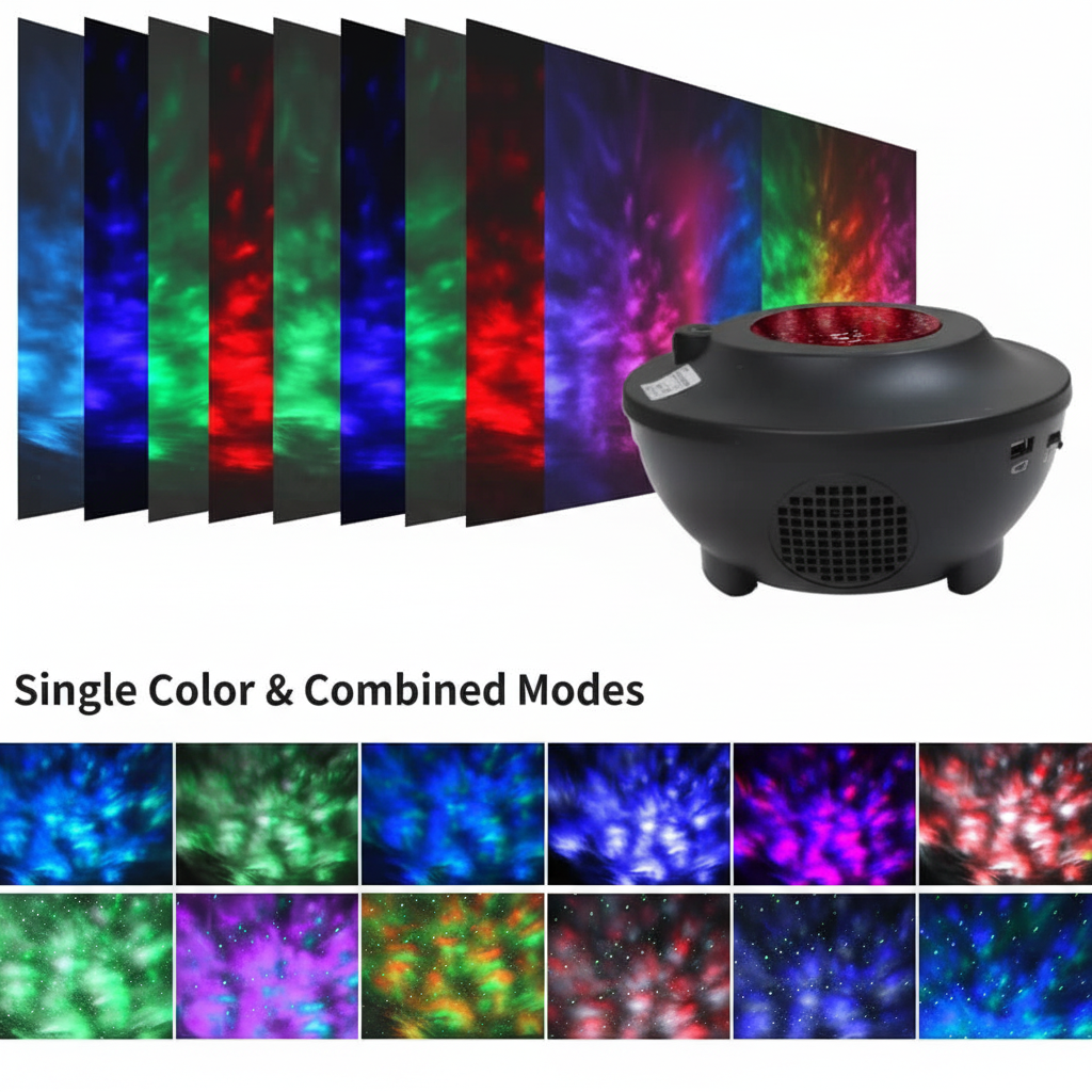 Star Night Light Projector with LED Galaxy Ocean Wave Nebula Starlight Projector with Bluetooth Music Speaker,Timer for Baby Bedroom,Game Room,Party,Birthday,Night Light Ambiance,Decoration