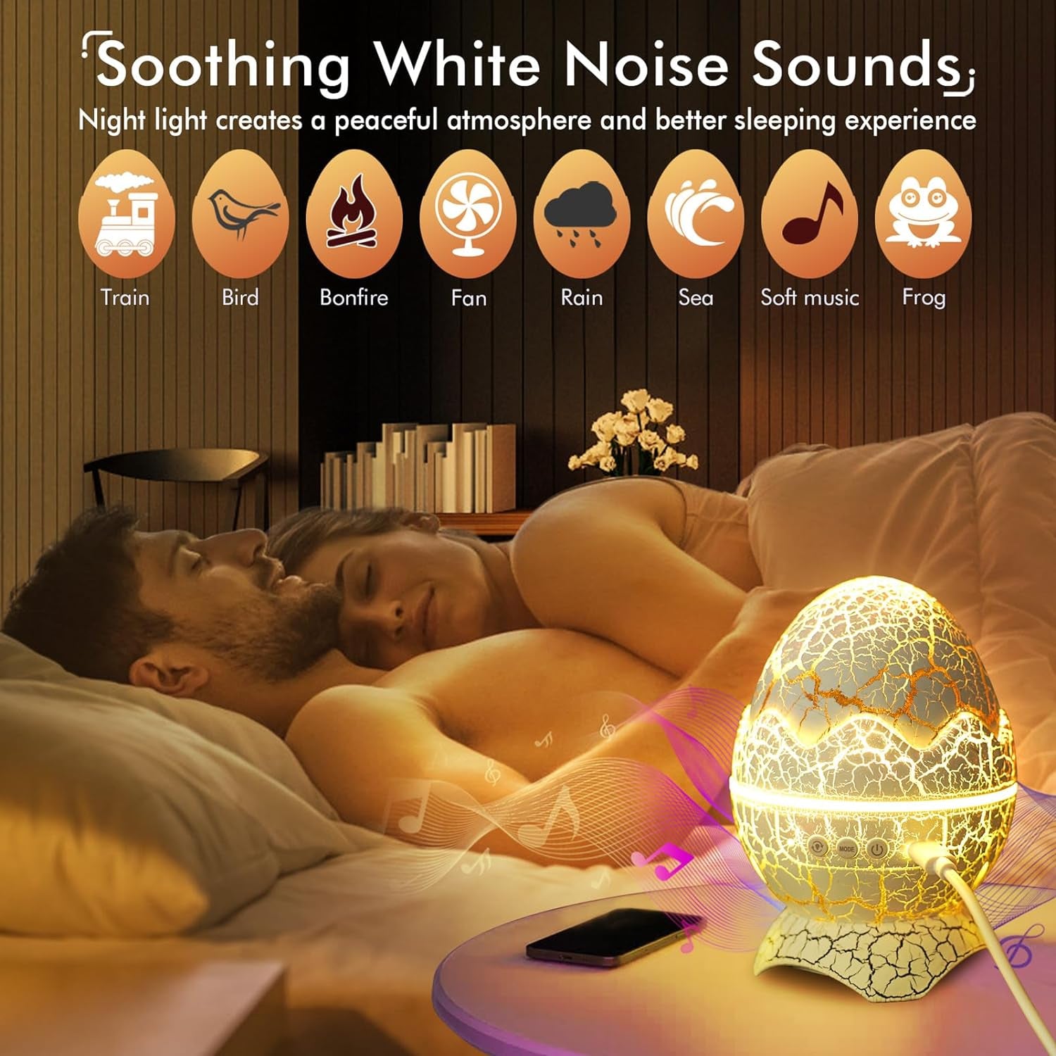 Galaxy Star Projector for Bedroom - Remote Control White Noise Bluetooth Speaker