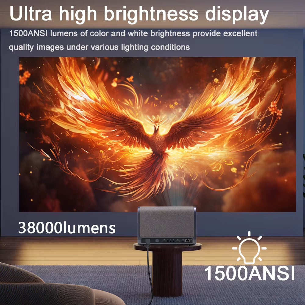 2025 NEW J10 Projector Native 1080P Autofocus 4K HD Video Outdoor Mobile Phone Android Smart Home Theater LED Projector