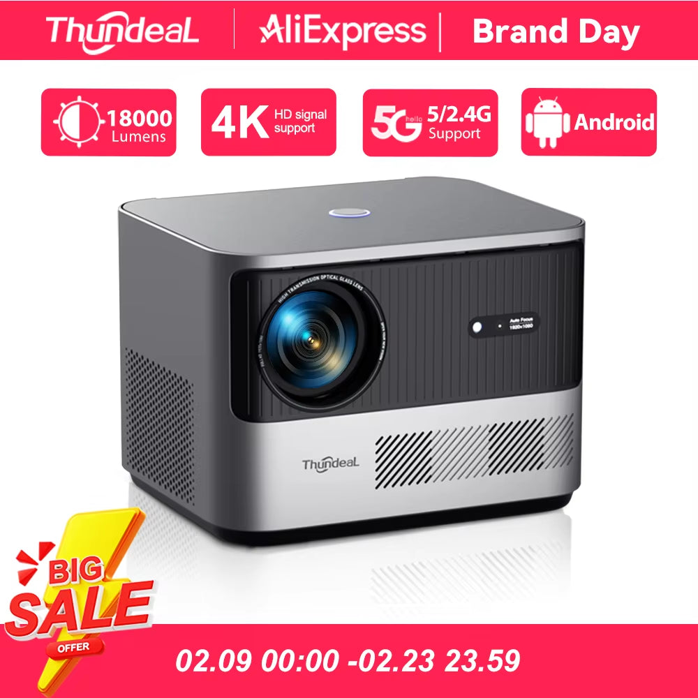 Full HD 1080P Projector TDA6W Auto Focus Smart Android WIFI LCD LED Video Home Theater Portable Projector Home Theater